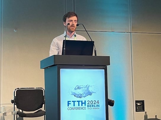 Gustav presenting at FTTH Conerence